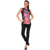 for her paris top mila womens blouse in black