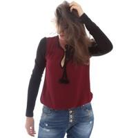 fornarina bir5j38c99572 t shirt women womens cardigans in red