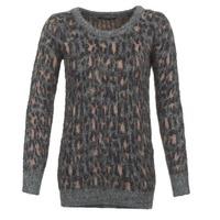 fornarina leopard womens sweater in black