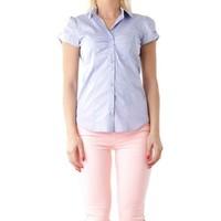 fornarina gr 65550 womens short sleeved shirt in blue