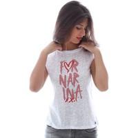 fornarina ber5j04jf7109 t shirt women womens t shirt in white