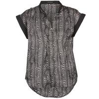 fornarina queensway womens blouse in black