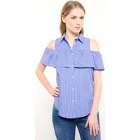 fornarina be174568ca1411 shirt women blue womens shirt in blue