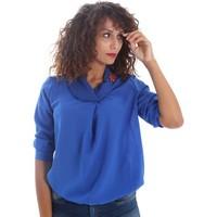 fornarina birt505c988g8 shirt women womens blouse in blue