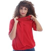 fornarina birt505c98876 shirt women womens blouse in red