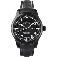 fortis watch b 42 flieger day date black limited edition