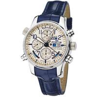 fortis watch chronograph alarm gmt polished