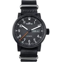 Fortis Spacematic Black Pilot Professional Day Date D