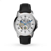 Fossil Grant Automatic Black Leather Watch ME3053