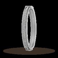 Fossil Iconic Steel and Cubic Zirconia Bangle