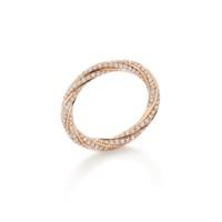 fortune rose gold diamond ring ring size j5