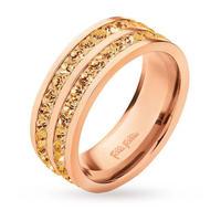 folli follie classy collection ring rose champ 52