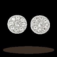 Fossil Iconic Glitz Steel Stud Earrings