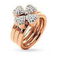 folli follie heart 4 heart ring 50453300 size l