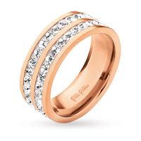 Folli Follie Classy Collection Ring Rose Crystal 52