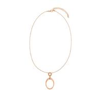 folli follie classy collection necklace rose champ