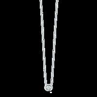 Fortune White Gold Mini Diamond Pendant