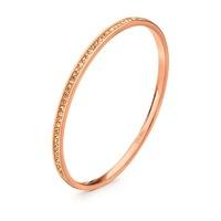 Folli Follie Match & Dazzle II Rose Gold Bangle