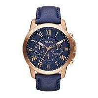 Fossil Gents Grant Chronograph Blue Watch