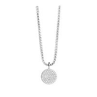 forever joma the core silver disc necklaces