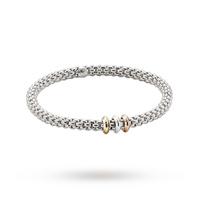 FOPE 18ct White Gold Solo FlexIt Bracelet