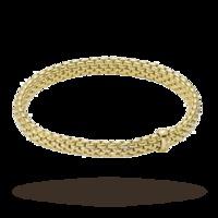 fope 18ct yellow gold vendome flexit bracelet