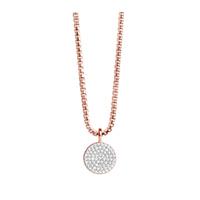 Forever Joma The Core Rose Gold Disc Necklaces