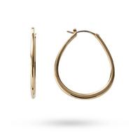 Fossil Iconic Gold Plated Hoop Earrings