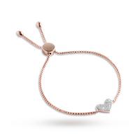 Forever Joma The Core Rose Gold Heart Bracelets