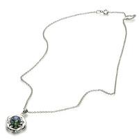 Forget Me Not pearl pendant