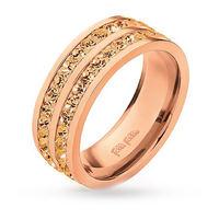 folli follie classy collection ring rose champagne 56