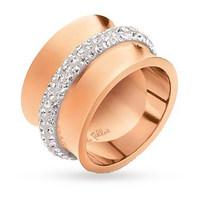 Folli Follie PVD rose plating Dazzling Ring - Size L