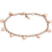 FOSSIL Ladies Rose Gold Plated Bracelet