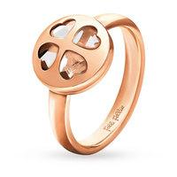 Folli Follie Heart4Heart Win Rose Gold Ring Clear 52