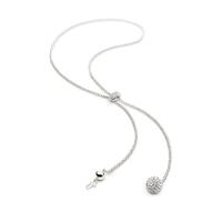 Folli Follie Bling Chic Necklace Sphere Silver