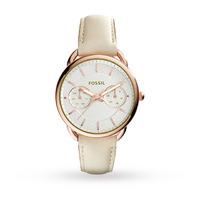 fossil light brown leather watch