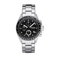 Fossil Decker men\'s chronograph stainless steel bracelet watch