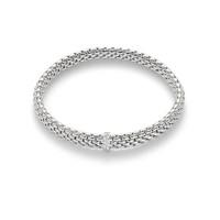 Fope Vendôme 18ct gold diamond-set flexible bracelet