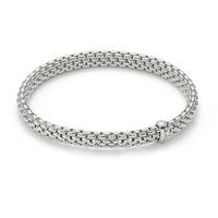 fope flexit vendome 18ct white gold size s bracelet