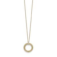 Fope Lovely Daisy 18ct Yellow Gold 0.04ct Diamond Necklace
