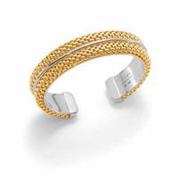 fope bangle circe 18ct yellow and white gold