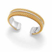 fope bangle circe diamond 18ct yellow and white gold