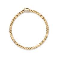 fope bracelet unica weave 18ct yellow gold