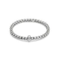 Fope Flex\'It Olly 18ct White Gold Size M Bracelet