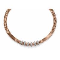 Fope 18ct Rose Gold 0.58ct Diamond Lavinia Necklace