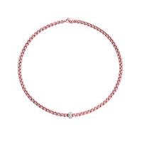 fope flexit olly 18ct rose white gold 037ct diamond necklace