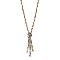 Fope 18ct White And Rose Gold 0.97ct Diamond Mialuce Necklace