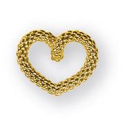 Fope Luci 18ct Yellow Gold Weave Twist Heart Necklace