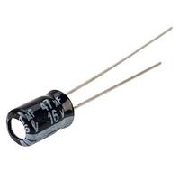 Forever 47uF 20% 16V 85°C 7mm Micro Miniature Radial Aluminium Ele...