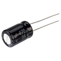 Forever 470uF 20% 35V 105°C P: 5mm Radial Electrolytic Capacitor